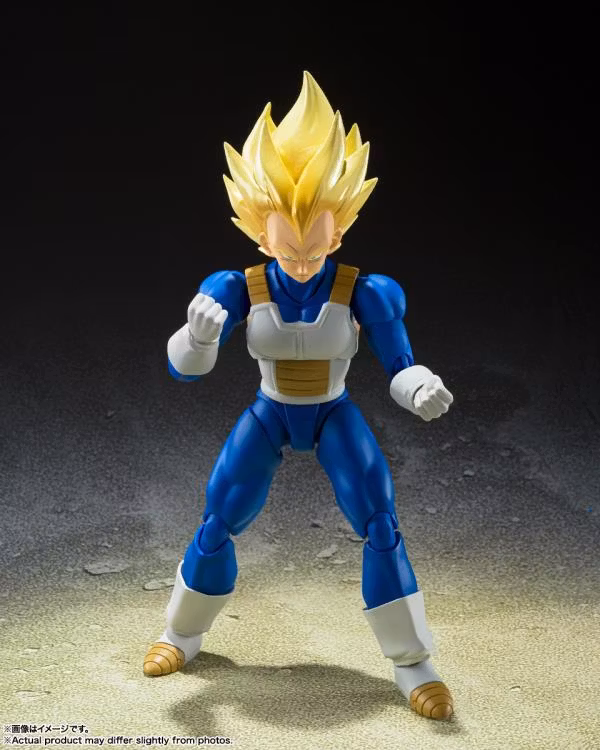 Dragon Ball S.H.Figuarts Super Saiyan Vegeta (Awakening Super Saiyan Blood) - Image 2