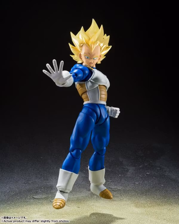 Dragon Ball S.H.Figuarts Super Saiyan Vegeta (Awakening Super Saiyan Blood) - Image 7