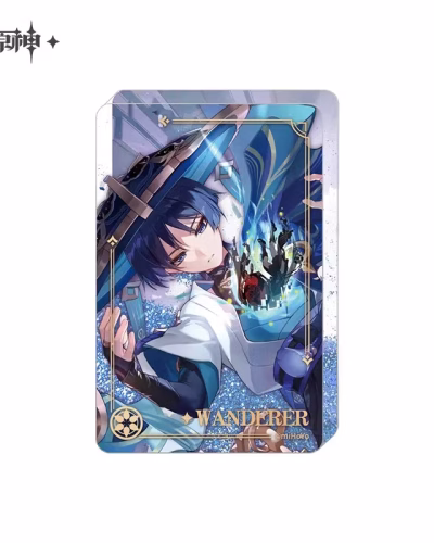 Genshin Impact Acryl Ornament with Glitter: Wanderer