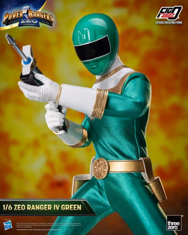 Power Rangers Zeo FigZero Zeo Ranger IV Green 1/6 Scale Figure - Bild 6