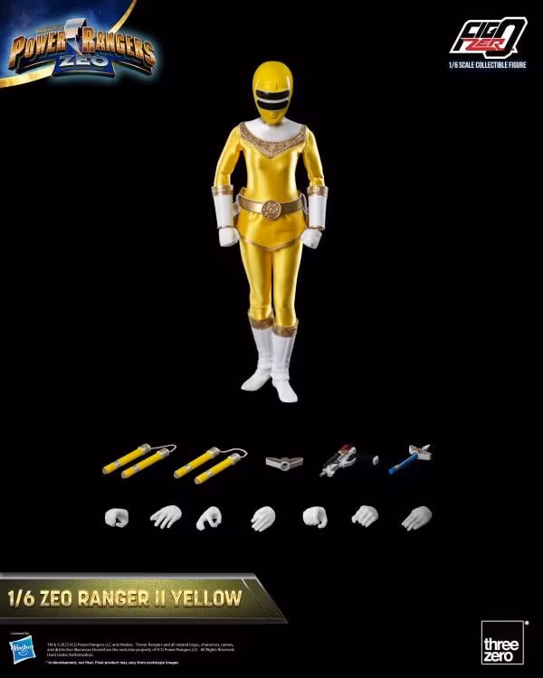 Power Rangers Zeo FigZero Zeo Ranger II Yellow 1/6 Scale Figure - Bild 12