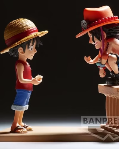 One Piece World Collectable Figure Log Stories Monkey D. Luffy & Portgas D. Ace