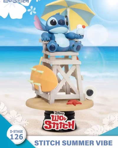 Disney Lilo & Stitch D-Stage DS-126 Stitch Summer Vibe Statue