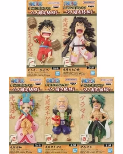 One Piece WCF Wano Country Kanketsuhen Vol.1 Set of 5 Figures