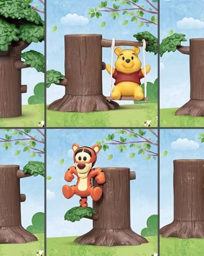 Disney Winnie the Pooh Mini Egg Attack Forest Series MEA-075 Boxed Set of 6 Figures