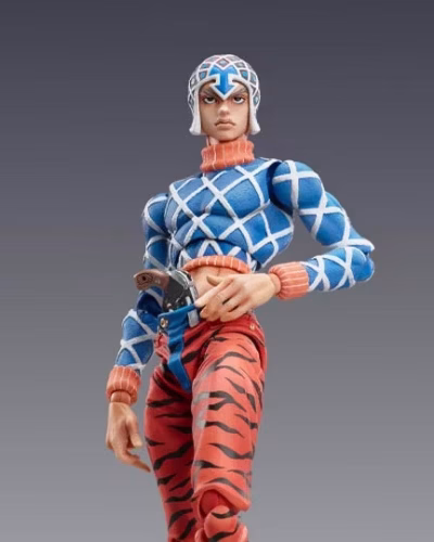 JoJo's Bizarre Adventure: Golden Wind Super Action Statue Guido Mista & Sex Pistols (Rerelease)