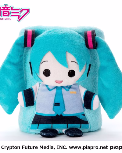 Vocaloid Hatsune Miku Roll-Up Plush Figure Miku