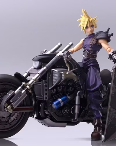 Final Fantasy VII Bring Arts Cloud Strife & Hardy-Daytona Set