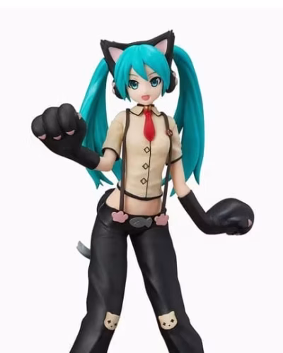 Hatsune Miku Project DIVA Arcade Future Tone Hatsune Miku (Kitty Cat) Super Premium Figure