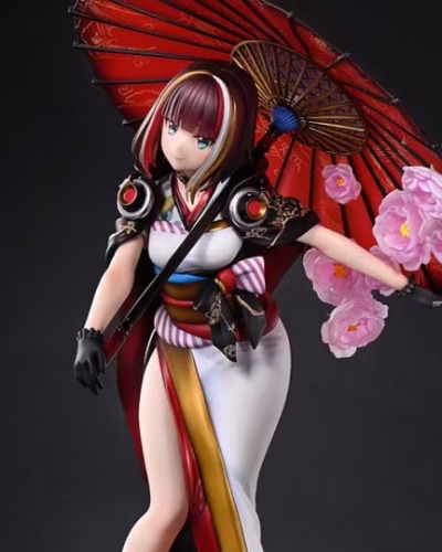 Fuzichoco Illustration Prisma Wing Scarlet Umbrella and Peony 1/7 Scale Figure