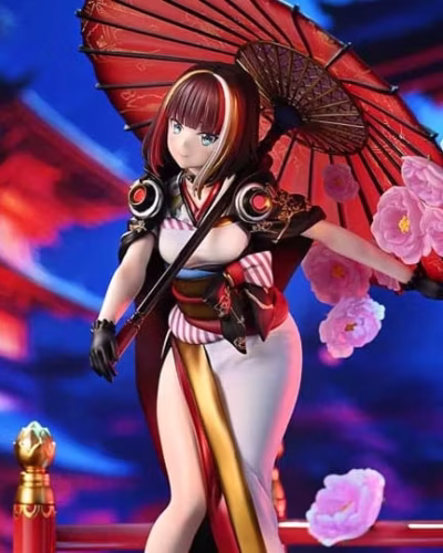 Fuzichoco Illustration Prisma Wing Scarlet Umbrella and Peony (Deluxe Ver.) 1/7 Scale Figure