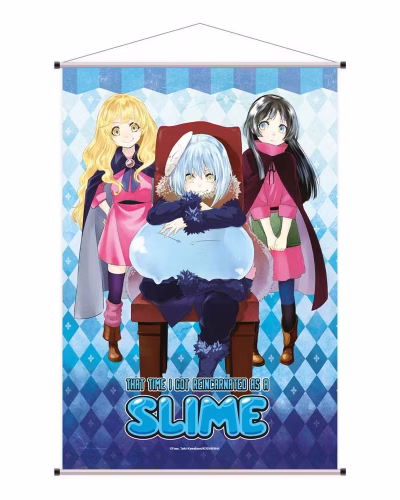 TenSura Wallscroll Rimuru, Alice, Chloe 60 x 90 cm