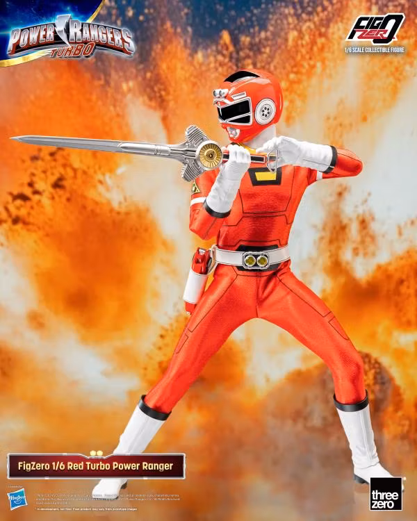 Power Rangers Turbo FigZero Red Turbo Ranger 1/6 Scale Figure - Bild 5