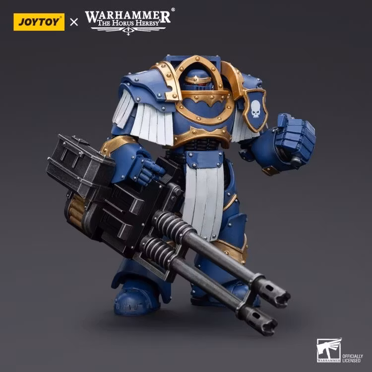 Warhammer: The Horus Heresy Ultramarines Cataphractii Terminator Squad Terminator with Reaper Autocannon 1/18 Scale Action Figure - Bild 3