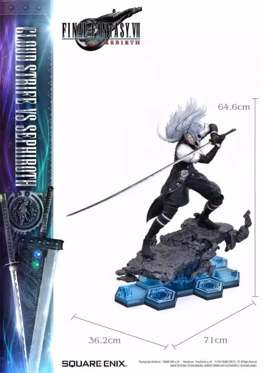 Final Fantasy VII Rebirth Square Enix Masterline Cloud Strife vs. Sephiroth 1/4 Scale Statue (With Bonus) - Bild 9