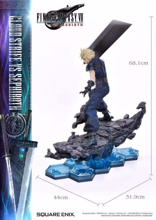 Final Fantasy VII Rebirth Square Enix Masterline Cloud Strife vs. Sephiroth 1/4 Scale Statue (With Bonus) - Bild 7