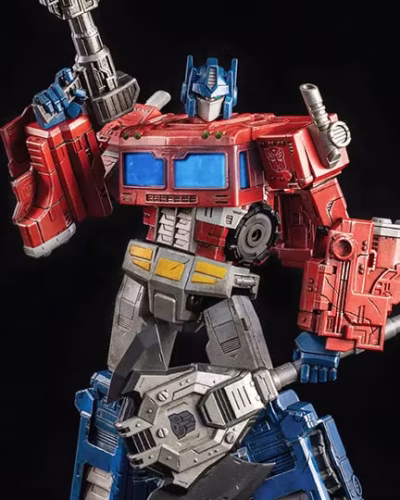 Transformers: War for Cybertron Trilogy DLX Scale Collectible Series Autobot Optimus Prime Action Figure
