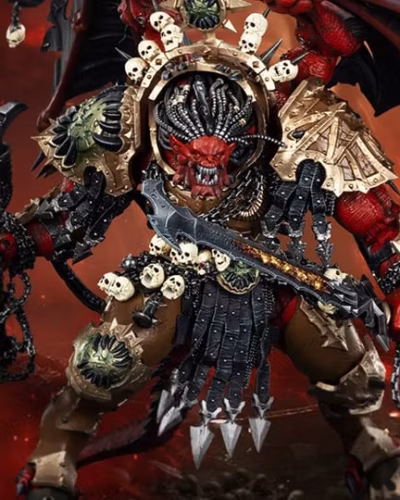 Warhammer 40K World Eaters Angron, Daemon Primarch of Khorne 1/18 Scale Action Figure