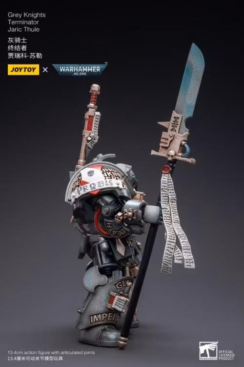 Warhammer 40K Grey Knights Terminator Jaric Thule 1/18 Scale Action Figure - Image 6