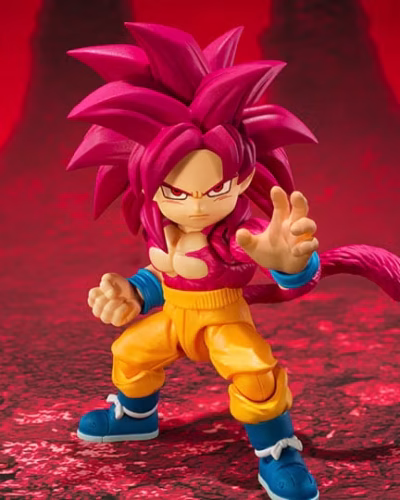 Dragon Ball Daima S.H.Figuarts Super Saiyan 4 Goku (Mini) Exclusive Action Figure