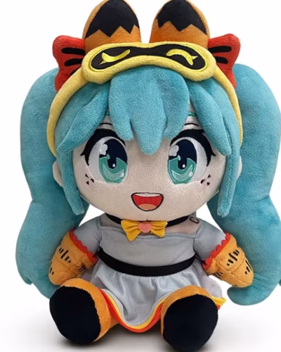 Vocaloid Hatsune Miku x Garfield Plush Figure Hatsune Miku