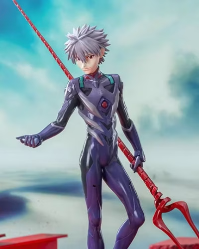 Rebuild of Evangelion Luminasta Kaworu Nagisa x Spear of Longinus Figure