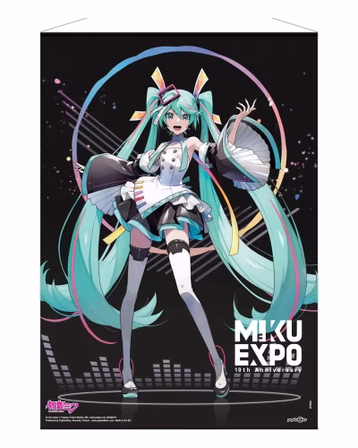 Hatsune Miku Wallscroll Miku Expo 10th Anniversary Limited Edition 50 x 70 cm
