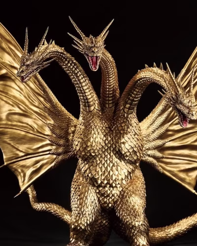 Godzilla Vs. King Ghidorah Ichibansho Sofvic's King Ghidorah Figure