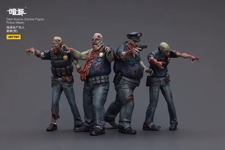 Dark Source Zombie Police (Male) 1/25 Scale Figure Set - Bild 3