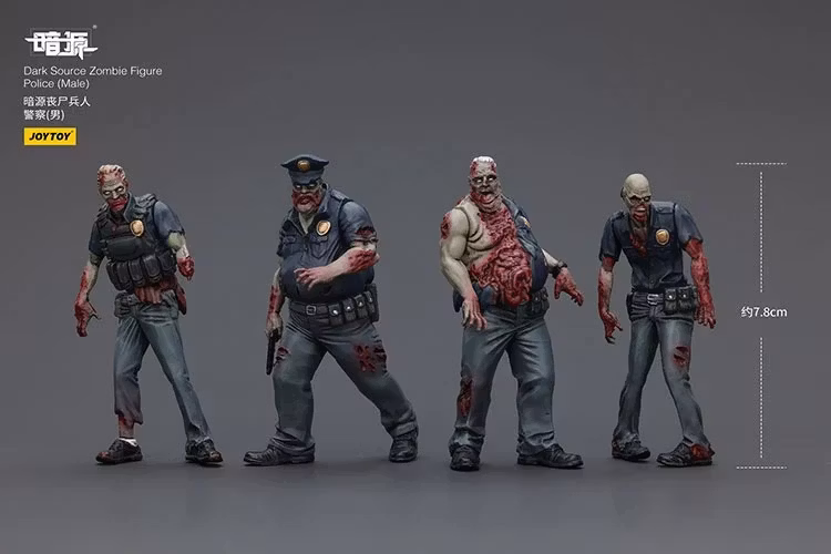 Dark Source Zombie Police (Male) 1/25 Scale Figure Set - Bild 6