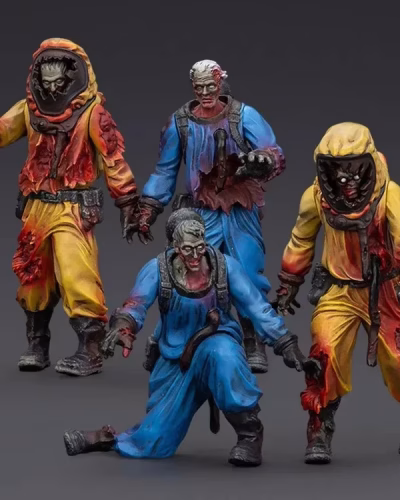 Dark Source Zombie Biochemical Lab Team 1/25 Scale Figure Set