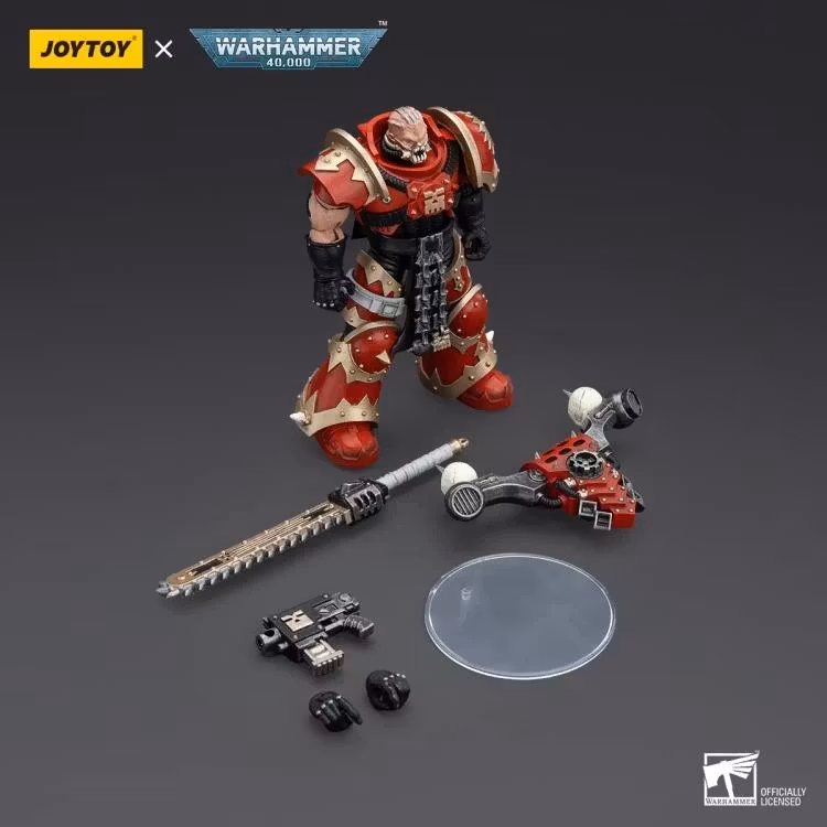 Warhammer 40K World Eaters Khorne Berzerker Eviscerator Chainsword 1/18 Scale Action Figure - Bild 6