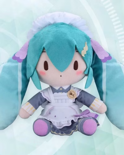 Vocaloid Fuwa Petit Hatsune Miku (Classical Maid) Medium Plush