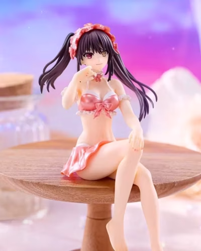 Date A Live V Kurumi Tokisaki (Swimsuit Pastel Red Color Ver.) Noodle Stopper Figure