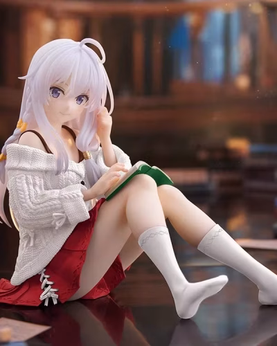 Wandering Witch: The Journey of Elaina Desktop Cute Elaina (Casual Clothes Ver.) Figure (Renewal Edition)
