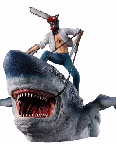 Chainsaw Man Ichibansho Mega Impact Chainsaw Man & Beam Figure