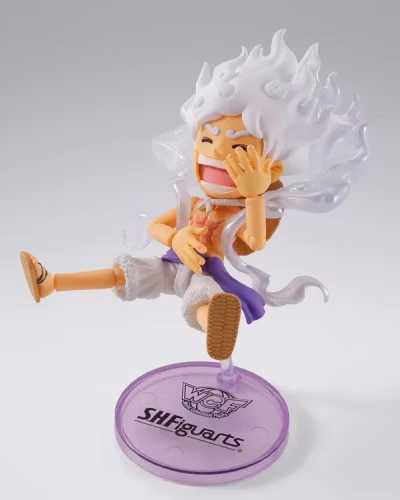 One Piece S.H.Figuarts x World Collectable Figure Monkey D. Luffy (Gear 5 Ver.) Exclusive Action Figure