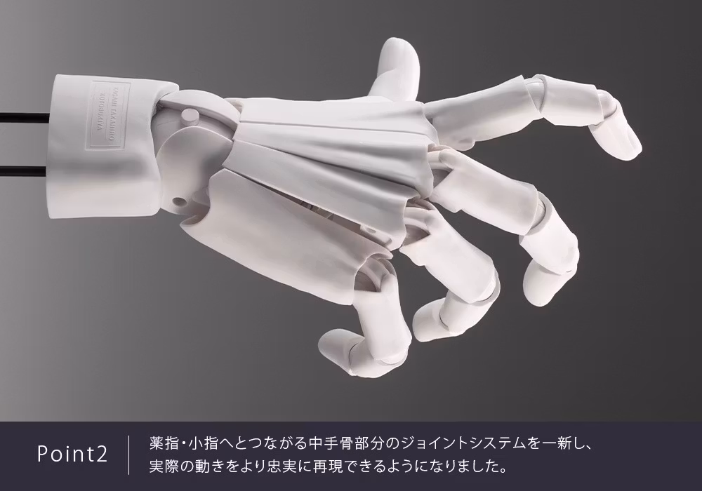 Takahiro Kagami Artist Support Item Hand Model (Men's Left Hand Gray Ver.) - Image 13