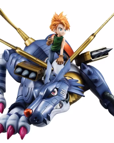 Digimon Adventure Precious GEM Series Metal Garurumon & Ishida Yamato