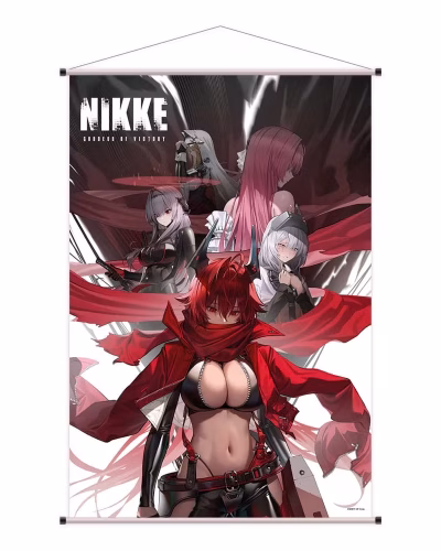 Goddess of Victory: Nikke Wallscroll Red Hood, Snow White, Scarlet, Dorothy & Rapunzel 60 x 90 cm