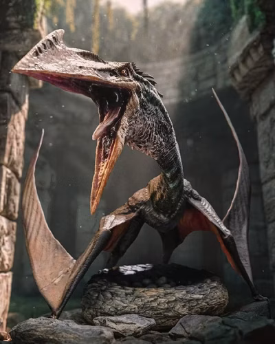 Jurassic World: Rebirth Icons Quetzalcoatlus Statue