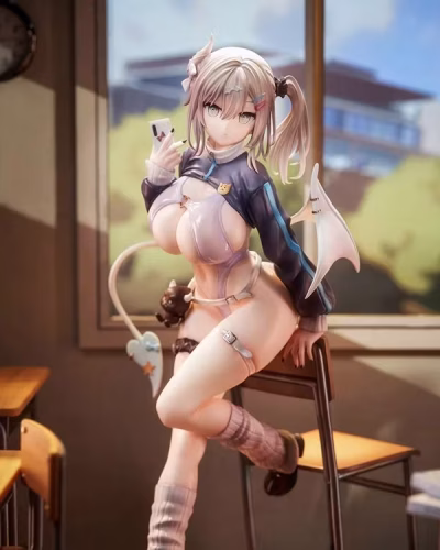 Sune Illustration Silent Gal Succubus Shinomiya Yuki 1/6 Scale Figure