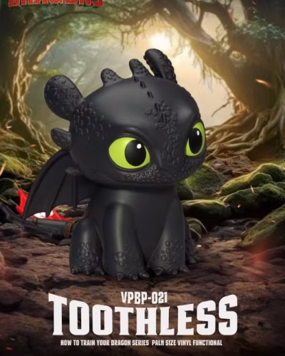 How to Train Your Dragon VPBP-021 Toothless Palm-Sized Vinyl Piggy Bank