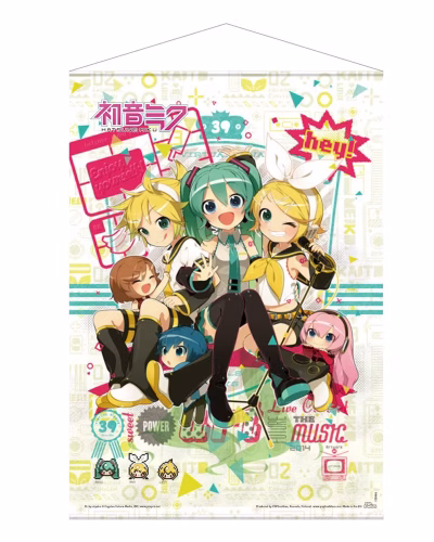 Vocaloid Wallscroll Hey! Piapro Characters 50 x 70 cm