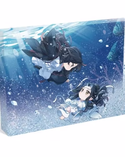 Grandmaster of Demonic Cultivation Acrylic Block with Glitter Wei Wuxian & Lan Wangji Zhao Xi Chi Ver.
