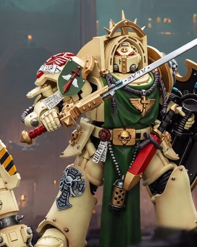 Warhammer 40,000 Dark Angels Deathwing Knight 1 with Power Sword, Storm Shield, and Teleport Homer 1/18 Scale Action Figure