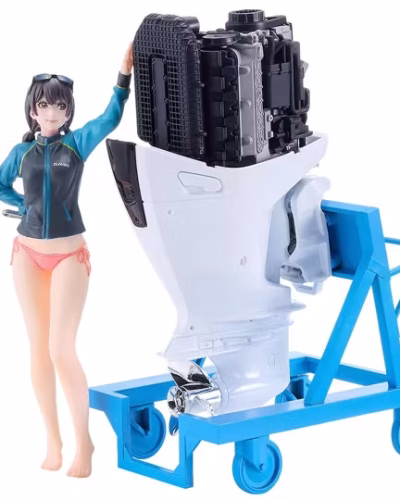 PLAMAX MF-97 minimum factory Minori with Honda BF350 Grand Prix White 1/20 Scale Model Kit