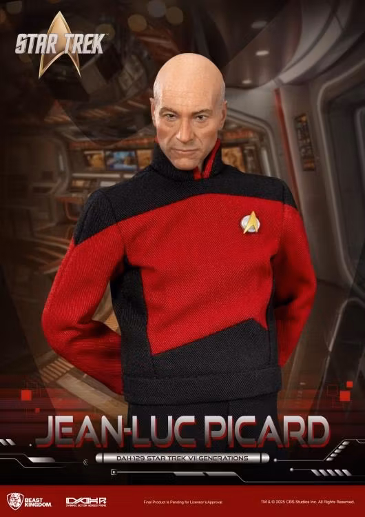 Star Trek VII: Generations Dynamic 8ction Heroes DAH-129P Captain Picard Limited Edition Action Figure - Image 7