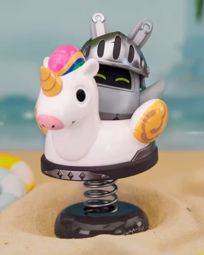 Zenless Zone Zero Happy Shake Knightboo Bangboo Springy Chibi Figure