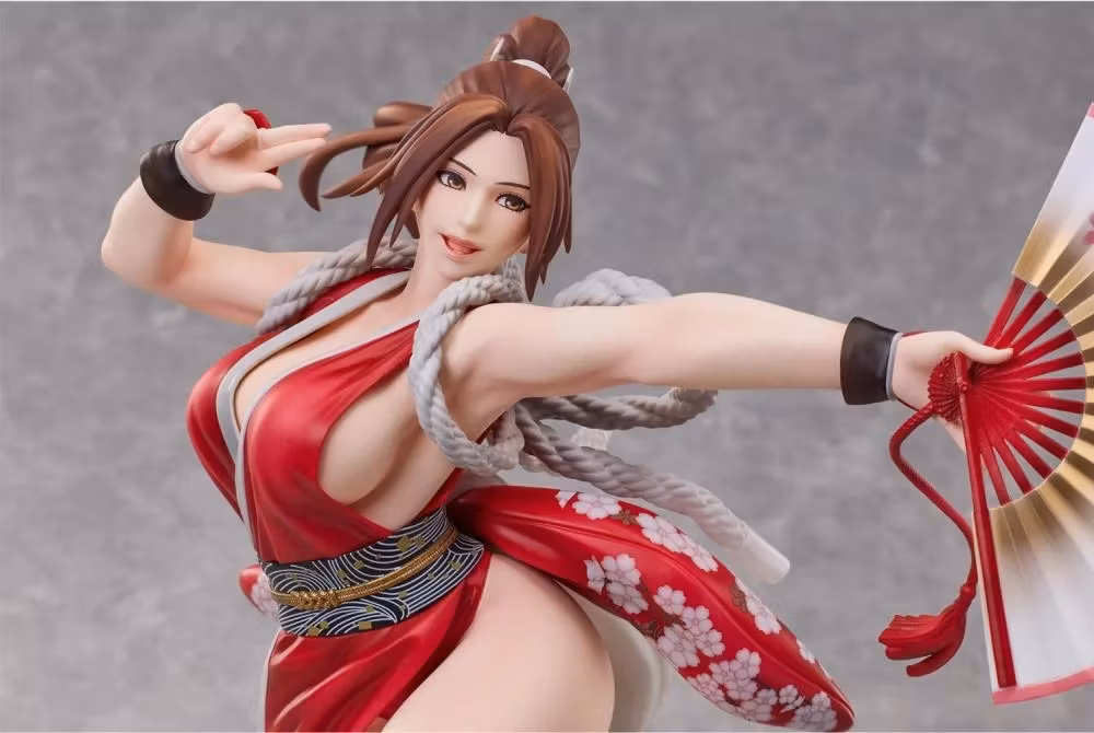 Fatal Fury: City of the Wolves B-Style Mai Shiranui (Dance of the Cherry Blossom Storm, Suzaku) 1/4 Scale Figure - Image 10